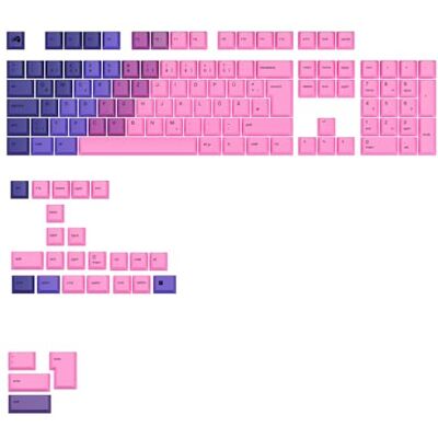 GLORIOUS GPBT Tangenter QWERTZ Tysk Nebula Klassisk Cherry Profil I Supertålig Plast, Snygg Iögonfallande Estetik, Överlägset Djupt Ljud, Slitstarkt Eget Typsnitt GLORIOUS GPBT Tangenter QWERTZ Tysk Nebula Klassisk Cherry Profil I Supertålig Plast, Snygg Iögonfallande Estetik, Överlägset Djupt Ljud, Slitstarkt Eget Typsnitt