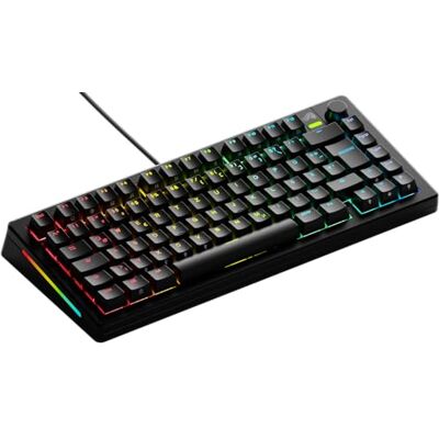 Glorious GMMK 3 75 % Anpassad Gaming-tangentbord - ISO (DE), Fox Switches, svart Glorious GMMK 3 75 % Anpassad Gaming-tangentbord - ISO (DE), Fox Switches, svart