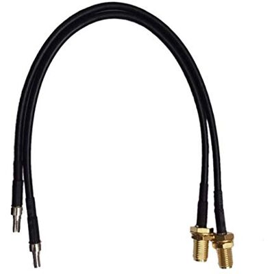 LOW COST MOBILE CRC9 hane (TS5) till SMA hona kabel svart 20 cm för extern antenn kompatibel 4G LTE router Huawei E5180 och Hotspot modem LOW COST MOBILE CRC9 hane (TS5) till SMA hona kabel svart 20 cm för extern antenn kompatibel 4G LTE router Huawei E5180 och Hotspot modem