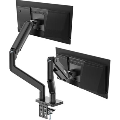 MSI MPG MT201D – premium kraftiga dubbla bildskärmstativ armar, 17-45 tums stöd, VESA-kompatibel, justerbart gasfjäderfäste, 20 kg per skärm, klämma och öljett, snabbkopplingsplatta – svart MSI MPG MT201D – premium kraftiga dubbla bildskärmstativ armar, 17-45 tums stöd, VESA-kompatibel, justerbart gasfjäderfäste, 20 kg per skärm, klämma och öljett, snabbkopplingsplatta – svart