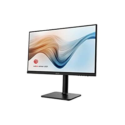 MSI Modern MD241PDE 24-tums businessskärm, FHD (1 920 x 1 080), 75 Hz, IPS-panel, USB-C, svart MSI Modern MD241PDE 24-tums businessskärm, FHD (1 920 x 1 080), 75 Hz, IPS-panel, USB-C, svart