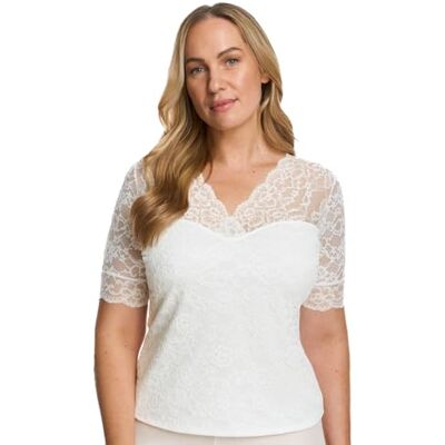 Susa Dirndl spetsskjorta 1/2 arm, 5576, elfenben, 42 Susa Dirndl spetsskjorta 1/2 arm, 5576, elfenben, 42