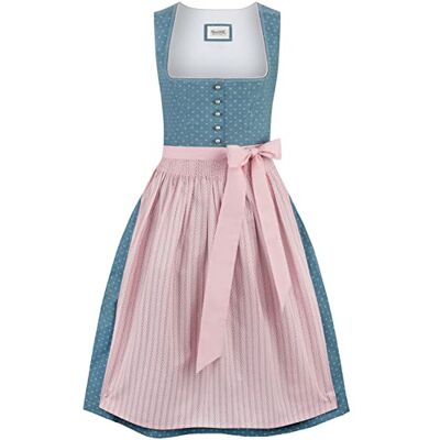 Stockerpoint Madeline Dirndl-klänning för kvinnor, Ljusblå, 34 SE Stockerpoint Madeline Dirndl-klänning för kvinnor, Ljusblå, 34 SE