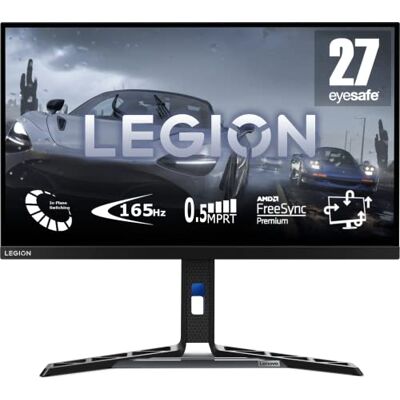 Lenovo Legion Y27-30 27" Full HD spelskärm 1920x1080 180Hz 400 nits 0,5 ms svarstid HDMI DisplayPort AMD FreeSync svart Lenovo Legion Y27-30 27" Full HD spelskärm 1920x1080 180Hz 400 nits 0,5 ms svarstid HDMI DisplayPort AMD FreeSync svart