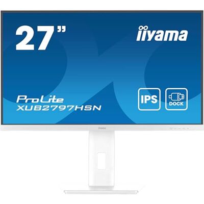 IIYAMA Monitor XUB2797HSN-W2-27, IPS, 1920 x 1080/100Hz, 1H1DP1C, HAS, RJ45 IIYAMA Monitor XUB2797HSN-W2-27, IPS, 1920 x 1080/100Hz, 1H1DP1C, HAS, RJ45