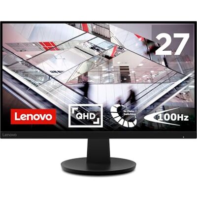 Lenovo N27q 27 tum QHD-skärm (2560 x 1 440) IPS, 4 ms, 100 Hz, HDR, ramlösa, justerbar, HDMI 2.1 + DP, Low Blue Light/Flicker Free, VESA 100 x 100 Lenovo N27q 27 tum QHD-skärm (2560 x 1 440) IPS, 4 ms, 100 Hz, HDR, ramlösa, justerbar, HDMI 2.1 + DP, Low Blue Light/Flicker Free, VESA 100 x 100