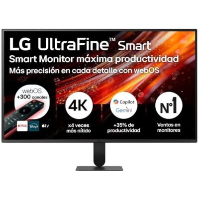 LG Allt-i-ett smart monitor 32U701SB-B.AEU U7-serien (2026) 32 tum VA-panel 16:9 UHD 3840 x 2160 144Hz WebOs med streaming-app kan användas utan PC DCI-P3 90% LG Allt-i-ett smart monitor 32U701SB-B.AEU U7-serien (2026) 32 tum VA-panel 16:9 UHD 3840 x 2160 144Hz WebOs med streaming-app kan användas utan PC DCI-P3 90%