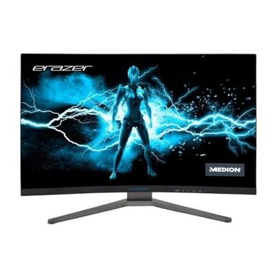 Medion Erazer Spectator X10, Curved Screen 27 Inches – VA QHD, 2560 x 1440 pixels, 165Hz, 1ms, Wide 16:9 format, Visual comfort and Immersive experience, LCD display, Adjustable height, MD21506 Medion Erazer Spectator X10, Curved Screen 27 Inches – VA QHD, 2560 x 1440 pixels, 165Hz, 1ms, Wide 16:9 format, Visual comfort and Immersive experience, LCD display, Adjustable height, MD21506