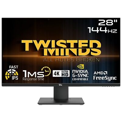 Twisted Minds 28" 4K UHD Gaming Monitor - 144Hz IPS 1ms Twisted Minds 28" 4K UHD Gaming Monitor - 144Hz IPS 1ms