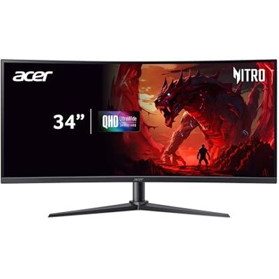 Acer Nitro XZ340CURW0bmiiphx – 34 tum – 3440 x 1440–5 ms – 240 Hz – svart Acer Nitro XZ340CURW0bmiiphx – 34 tum – 3440 x 1440–5 ms – 240 Hz – svart