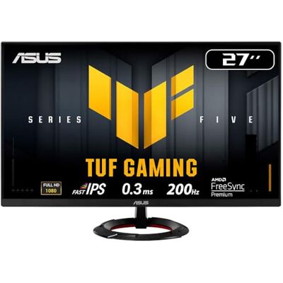 Asus VG279Q5R 27 tum IPS LED svart multimediamonitor (1920 x 1080/1 ms/HDMI/DisplayPort) Asus VG279Q5R 27 tum IPS LED svart multimediamonitor (1920 x 1080/1 ms/HDMI/DisplayPort)