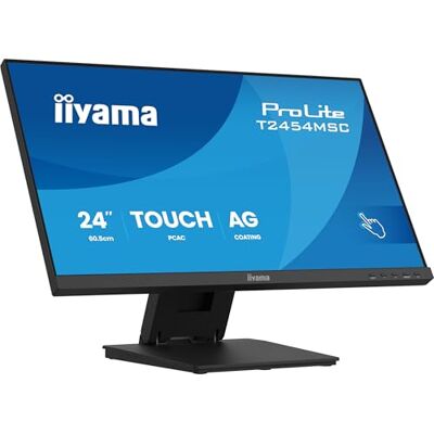 IIYAMA Prolite T2454MSC-B3AG LED-skärm 60,5 cm 23,8 tum Full HD 10-punkts Multitouch InCell PCAP HDMI DP USB 3.2, antireflekterande beläggning, höjdjustering, svart IIYAMA Prolite T2454MSC-B3AG LED-skärm 60,5 cm 23,8 tum Full HD 10-punkts Multitouch InCell PCAP HDMI DP USB 3.2, antireflekterande beläggning, höjdjustering, svart