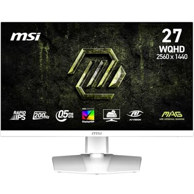 MSI MAG 274QRFW E20 27-tums IPS-spelmonitor 2560x1440 200Hz MSI MAG 274QRFW E20 27-tums IPS-spelmonitor 2560x1440 200Hz