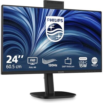 Philips Evnia spelmonitor 24B2N3200JH 24 tum, 120 Hz, IPS-panel, 4 ms GtG, höjdjusterbar, webbkamera, högtalare, USB-hubb (1 920 x 1080 HDMI 1x 1,4 DP 1x 1,2) svart Philips Evnia spelmonitor 24B2N3200JH 24 tum, 120 Hz, IPS-panel, 4 ms GtG, höjdjusterbar, webbkamera, högtalare, USB-hubb (1 920 x 1080 HDMI 1x 1,4 DP 1x 1,2) svart