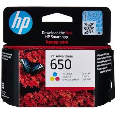 HP CZ102AE#302 650 bläckpatron standardkapacitet 200 sidor multidag, trefärgad, färg HP CZ102AE#302 650 bläckpatron standardkapacitet 200 sidor multidag, trefärgad, färg