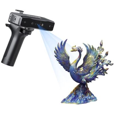 Creality Otter Lite 3D-skanner lämplig för alla storlekar, 30FPS, trådlös skanning WIFI6, 0,05 mm precision, innovativ fyr-ögondesign, one-Shot3D, DOE3D-strukturljusteknik Creality Otter Lite 3D-skanner lämplig för alla storlekar, 30FPS, trådlös skanning WIFI6, 0,05 mm precision, innovativ fyr-ögondesign, one-Shot3D, DOE3D-strukturljusteknik
