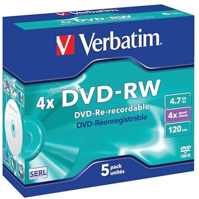 Verbatim Dvd-Rw Dvd 4.7 Gb Verbatim Dvd-Rw Dvd 4.7 Gb