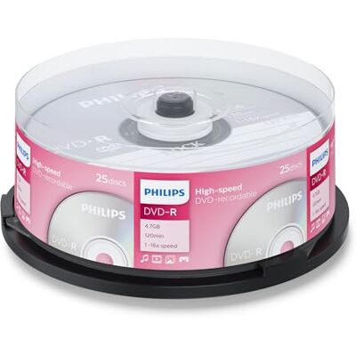 Philips DVD+R hylsa DVD-R 25er Philips DVD+R hylsa DVD-R 25er