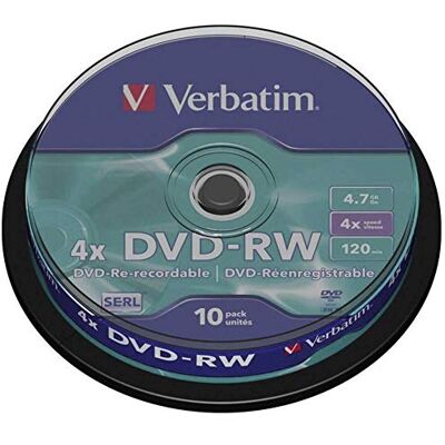 Verbatim Dvd-Rw Dvd 4.7 Gb Verbatim Dvd-Rw Dvd 4.7 Gb