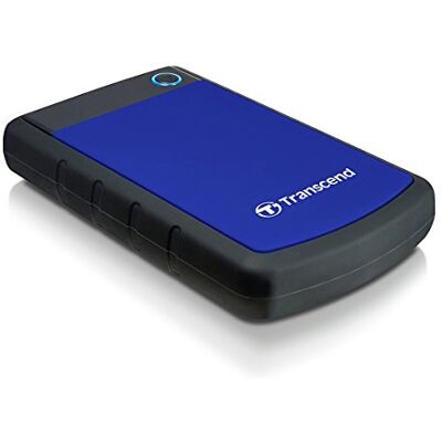 Transcend 2TB Rugged Portable Hard Drive Shock Resistant USB 3.1 Gen 1 StoreJet Navy Blue TS2TSJ25H3B Transcend 2TB Rugged Portable Hard Drive Shock Resistant USB 3.1 Gen 1 StoreJet Navy Blue TS2TSJ25H3B