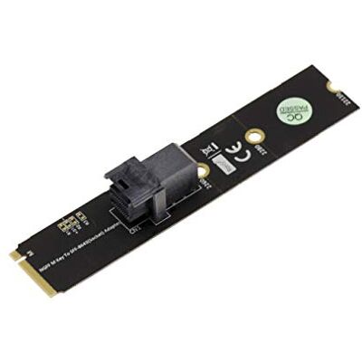KALEA-INFORMATIQUE M2 PCIe M Key kompatibelt 2260 2280 22110 till SFF-8643 för SSD eller PCIe x4-anslutning KALEA-INFORMATIQUE M2 PCIe M Key kompatibelt 2260 2280 22110 till SFF-8643 för SSD eller PCIe x4-anslutning