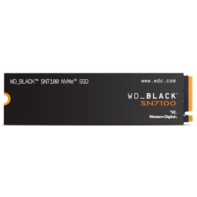 SanDisk WD_BLACK SN7100 NVMe SSD M.2 2280 2 TB (läshastigheter upp till 7 250 MB/s, skrivhastigheter upp till 6 700 MB/s, Next Gen TLC 3D NAND, DASHBOARD, upp till 2 400 TBW) POWERED BY SanDisk WD_BLACK SN7100 NVMe SSD M.2 2280 2 TB (läshastigheter upp till 7 250 MB/s, skrivhastigheter upp till 6 700 MB/s, Next Gen TLC 3D NAND, DASHBOARD, upp till 2 400 TBW) POWERED BY