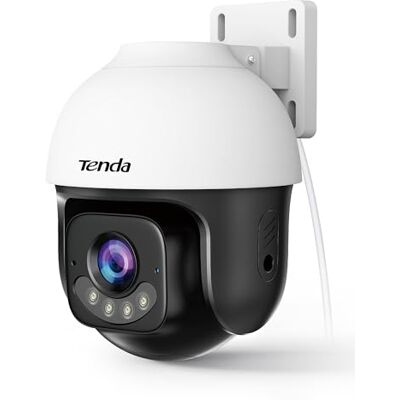 Tenda 5MP 3K wifi/Ethernet utomhusövervakningskamera, AI-detektering för personer och fordon, automatisk spårning, 30 m färgmörkerseende, IP65 vattentät, Alexa-kompatibel, CH7 V2.0 Tenda 5MP 3K wifi/Ethernet utomhusövervakningskamera, AI-detektering för personer och fordon, automatisk spårning, 30 m färgmörkerseende, IP65 vattentät, Alexa-kompatibel, CH7 V2.0