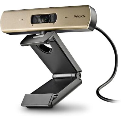 NGS Xpresscam 4000 webbkamera med inbyggd mikrofon för PC och videosamtal 4K Ultra HD-webbkamera (3840 x 2160), 12 Mpx. USB-anslutning, plug & play och justerbar bas. Sekretessfilter NGS Xpresscam 4000 webbkamera med inbyggd mikrofon för PC och videosamtal 4K Ultra HD-webbkamera (3840 x 2160), 12 Mpx. USB-anslutning, plug & play och justerbar bas. Sekretessfilter