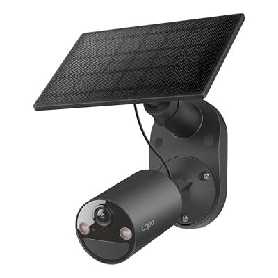 Tapo C411 KIT utomhus solenergi WiFi-kamera, 2K 3MP, 6400mAh batteri upp till 180 dagar efter en enda laddning, mörkerseende, rörelsedetektionslarm, IP65 Tapo C411 KIT utomhus solenergi WiFi-kamera, 2K 3MP, 6400mAh batteri upp till 180 dagar efter en enda laddning, mörkerseende, rörelsedetektionslarm, IP65