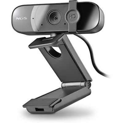 NGS XPRESSCAM 1080HD Full HD 1080p webbkamera med inbyggd mikrofon och USB 2.0-anslutning för videosamtal på Skype, Zoom och Teams, justerbar bas och sekretessfilter NGS XPRESSCAM 1080HD Full HD 1080p webbkamera med inbyggd mikrofon och USB 2.0-anslutning för videosamtal på Skype, Zoom och Teams, justerbar bas och sekretessfilter