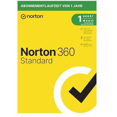 Symantec Norton 360 Standard 2025 1 enhet 1 år aktiveringskod i originalförpackning Symantec Norton 360 Standard 2025 1 enhet 1 år aktiveringskod i originalförpackning