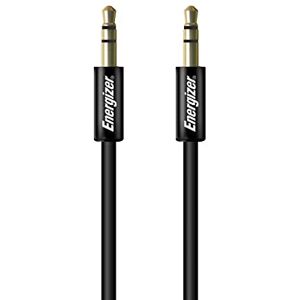 Energizer Audio Jack/Jack Adapter universell stereokabel för ljudutrustning svart Energizer Audio Jack/Jack Adapter universell stereokabel för ljudutrustning svart