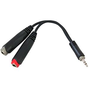 Audio Pro Pro Audio RAYC280 3,5 mm stereokontakt till 2 x 6,3 mm stereouttag Y-adapterkabel Audio Pro Pro Audio RAYC280 3,5 mm stereokontakt till 2 x 6,3 mm stereouttag Y-adapterkabel