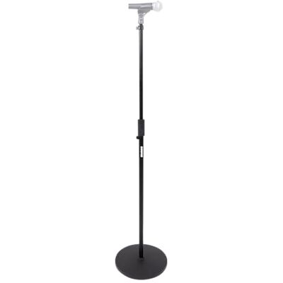 Gator Shure by rund bas mikrofonstativ med standard höjdjusterbar vridkoppling och 12 tums bas; (SH-RBMICSTAND12) Gator Shure by rund bas mikrofonstativ med standard höjdjusterbar vridkoppling och 12 tums bas; (SH-RBMICSTAND12)