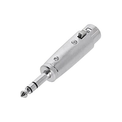 Adam Hall Anslutningar 7856 – adapter 6,3 mm jack stereo hane till XLR hona Adam Hall Anslutningar 7856 – adapter 6,3 mm jack stereo hane till XLR hona