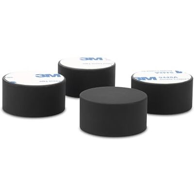 Dynavox silikonelastomer dämpare EDZ-32 set med 4, universell absorber för HiFi-enheter, högtalare, förstärkare, subwoofer, server, PC och skivspelare, antivibrations-fötter, 3M självhäftande yta Dynavox silikonelastomer dämpare EDZ-32 set med 4, universell absorber för HiFi-enheter, högtalare, förstärkare, subwoofer, server, PC och skivspelare, antivibrations-fötter, 3M självhäftande yta