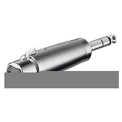 goobay Wentronic XL012 XL-adapter (3-polig XL-koppling på 6,35 mm stereokontakt) goobay Wentronic XL012 XL-adapter (3-polig XL-koppling på 6,35 mm stereokontakt)