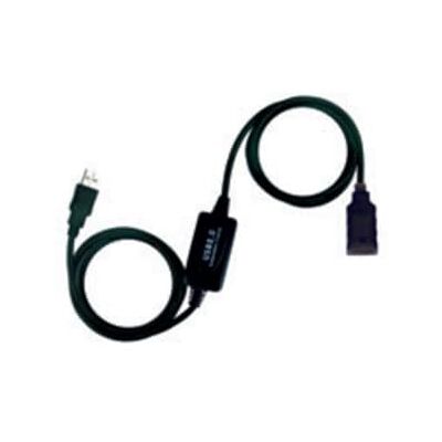Watio Wave USB 2.0-förlängningskabel typ A/M-A/H-kabel, 15 m lång, integrerad förstärkare för större räckvidd och överföringseffektivitet.* Watio Wave USB 2.0-förlängningskabel typ A/M-A/H-kabel, 15 m lång, integrerad förstärkare för större räckvidd och överföringseffektivitet.*