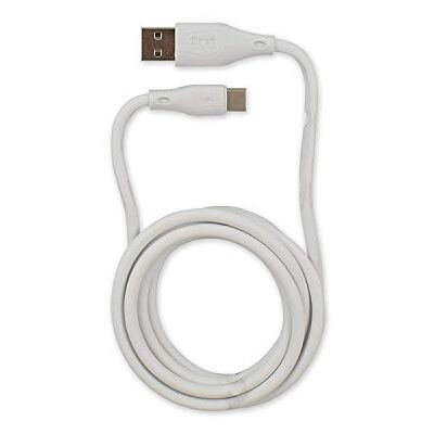 TM Electron CXU201215 USB typ C till USB 2.0-kabel för snabb laddning och överföring (1.5 meter) Färg Vit TM Electron CXU201215 USB typ C till USB 2.0-kabel för snabb laddning och överföring (1.5 meter) Färg Vit
