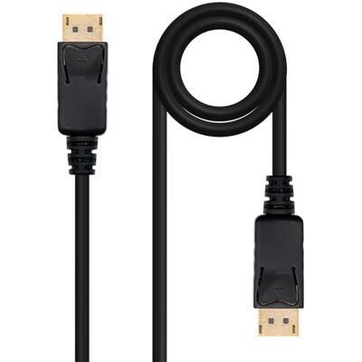 PRENDELUZ Nanocable 1 m DisplayPort. Produktens färg: Svart PRENDELUZ Nanocable 1 m DisplayPort. Produktens färg: Svart