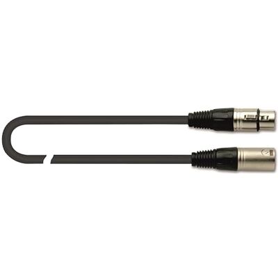 QUIK LOK STRIX XLR-mikrofonkabel till hane hona 2 m svart QUIK LOK STRIX XLR-mikrofonkabel till hane hona 2 m svart
