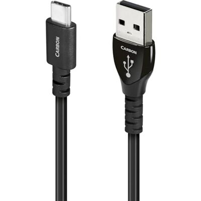 Audioquest Carbon USB-C-kabel - Brusreducering, Silverledare Audioquest Carbon USB-C-kabel - Brusreducering, Silverledare
