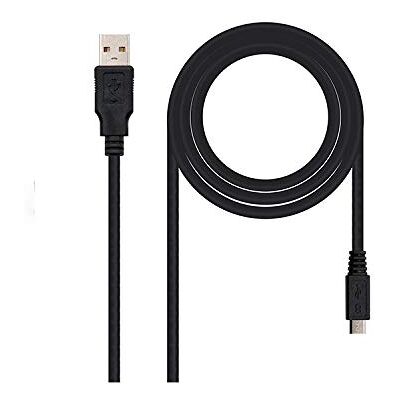 Watio Wave Kabel 3 m flexibel USB-microUSB-anslutningskabel, kompatibel med flera enheter, idealisk för dataöverföring och snabbladdning* Watio Wave Kabel 3 m flexibel USB-microUSB-anslutningskabel, kompatibel med flera enheter, idealisk för dataöverföring och snabbladdning*