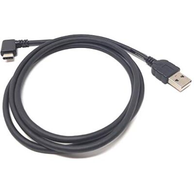 System-S USB 3.1 typ C 90° vinklad till USB 2.0 A kabel 200 cm System-S USB 3.1 typ C 90° vinklad till USB 2.0 A kabel 200 cm