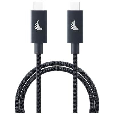 Angelbird USB‑C 4.0 Solid Flex™‑kabel Blue Gray – 1 ft / 32 cm – Full funktionalitet – för dataöverföring upp till 40 Gb/s, snabbladdning och högupplöst videoutgång Angelbird USB‑C 4.0 Solid Flex™‑kabel Blue Gray – 1 ft / 32 cm – Full funktionalitet – för dataöverföring upp till 40 Gb/s, snabbladdning och högupplöst videoutgång