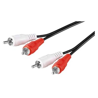 goobay Wentronic RCA RCA-kabel, Svart, 10 m goobay Wentronic RCA RCA-kabel, Svart, 10 m