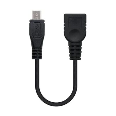 Watio Wave USB 2.0 OTG-kabel – mikro-B-typ, 15 cm lång, kompakt och robust, perfekt för snabb överföring och enhetsanslutning.* Watio Wave USB 2.0 OTG-kabel – mikro-B-typ, 15 cm lång, kompakt och robust, perfekt för snabb överföring och enhetsanslutning.*