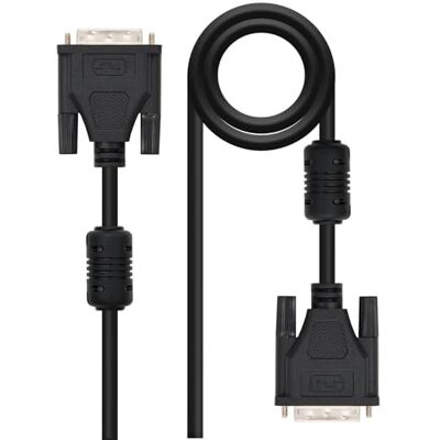 VoltShine DVI-kabel 5,0 m lång DVI-kabel med dubbla länkar 24 + 1 hane, perfekt för videostreaming och HD-kompatibel. VoltShine DVI-kabel 5,0 m lång DVI-kabel med dubbla länkar 24 + 1 hane, perfekt för videostreaming och HD-kompatibel.