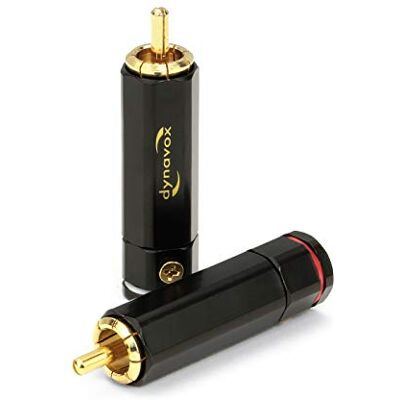 Dynavox High-end RCA-kontakt uppsättning 4, svart Dynavox High-end RCA-kontakt uppsättning 4, svart