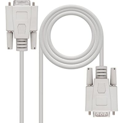 PRENDELUZ MODEM-seriekabel DB9/M-DB9/H 1,8 m NANOCABLE PRENDELUZ MODEM-seriekabel DB9/M-DB9/H 1,8 m NANOCABLE